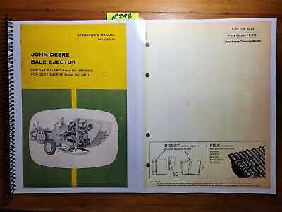 john deere 14t baler parts diagram