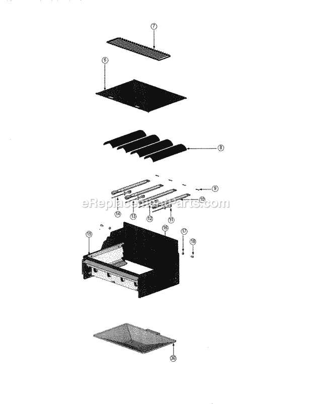 kenmore grill parts diagram