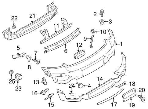 mini cooper body parts diagram