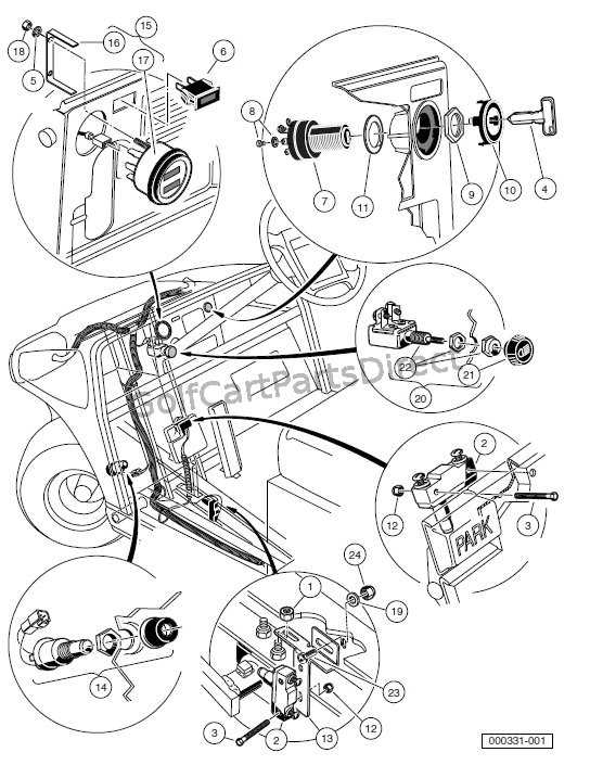 club car carryall 2 parts diagram