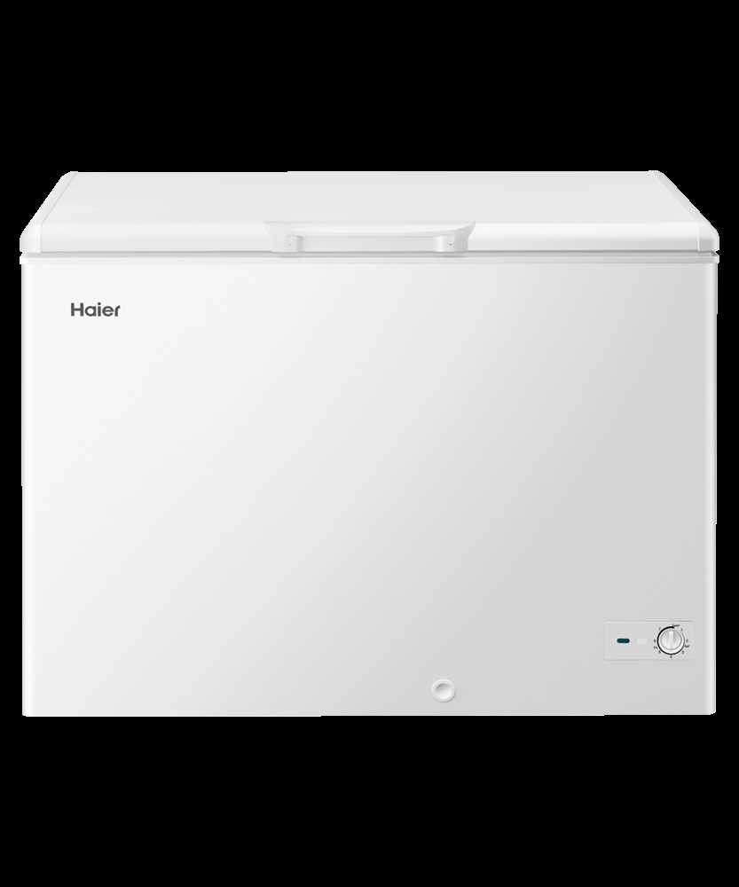 haier chest freezer parts diagram