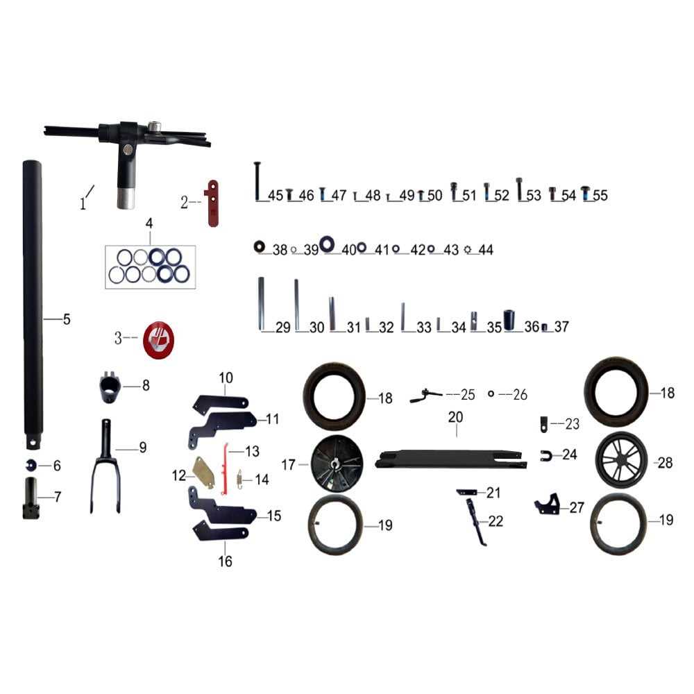 gotrax gxl v2 parts diagram