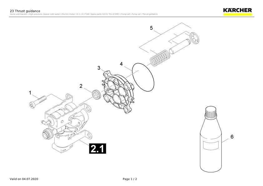 karcher k2000 parts diagram