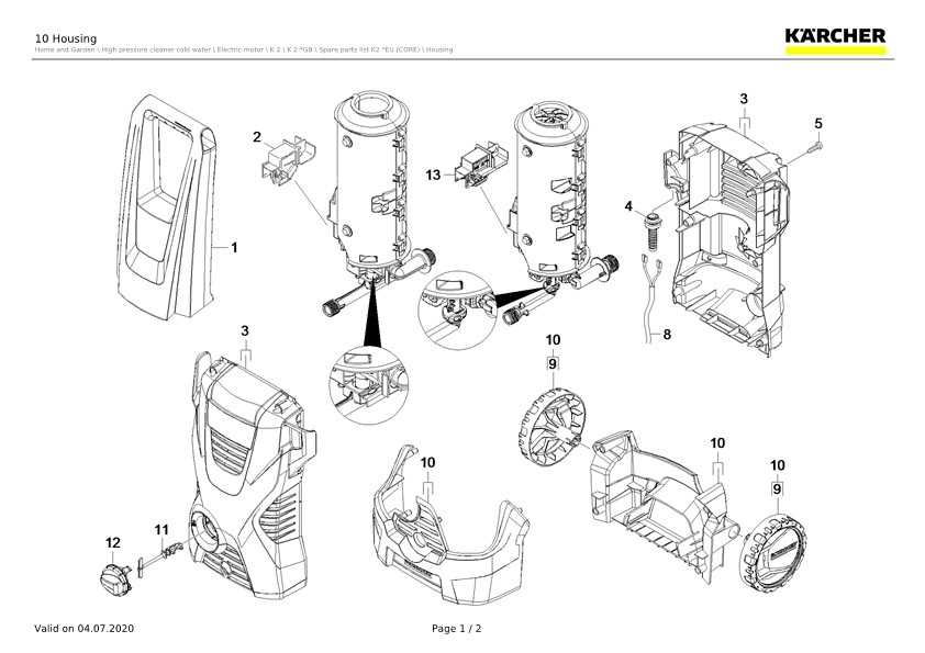 karcher pressure washer gun parts diagram