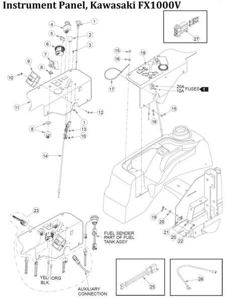 kawasaki fx1000v parts diagram