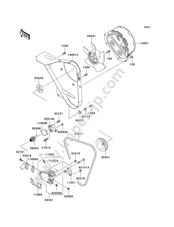 kawasaki mule 3010 parts diagram