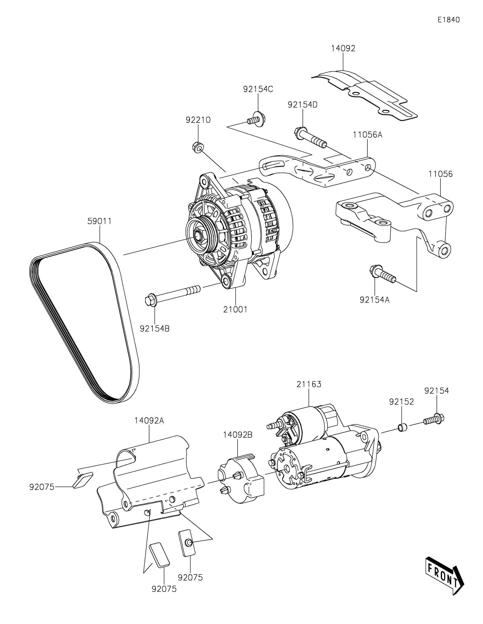 kawasaki mule pro fxt parts diagram