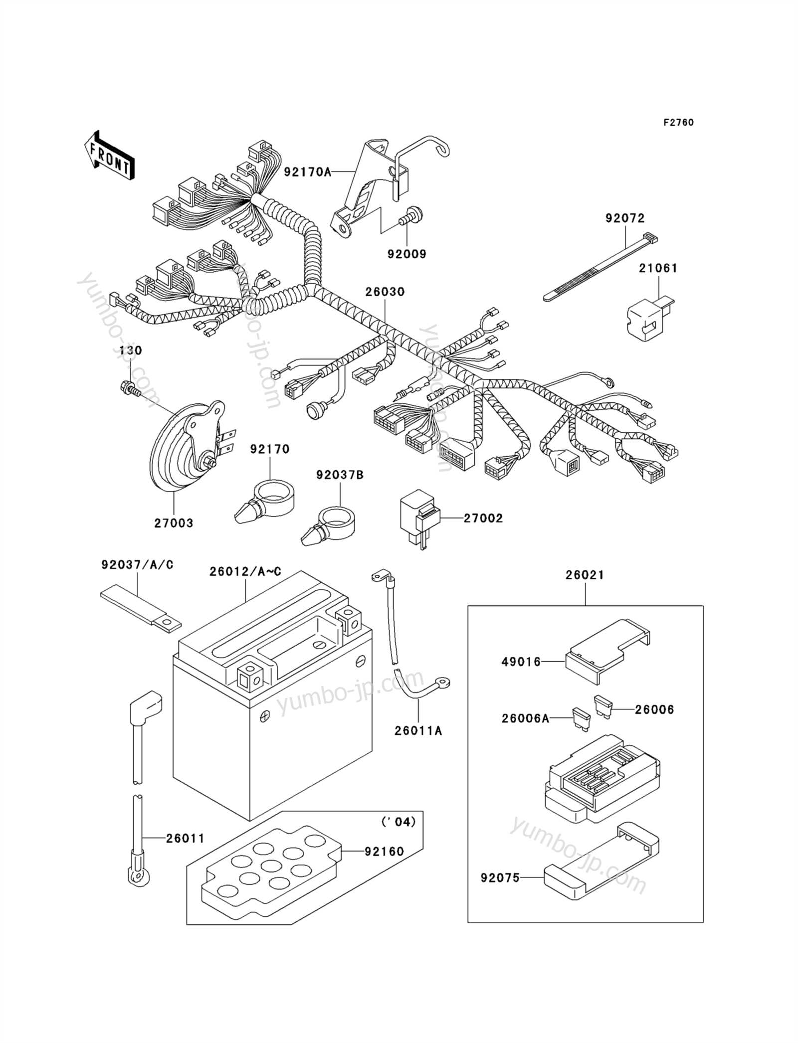 kawasaki vulcan 800 parts diagram