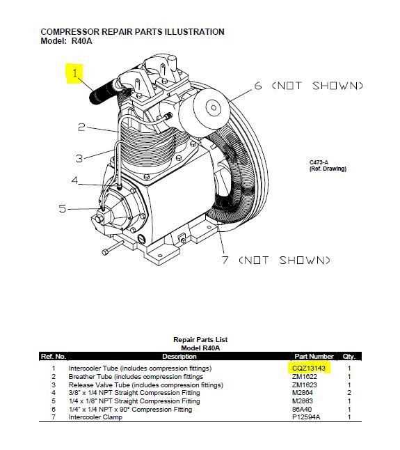 champion air compressor parts diagram