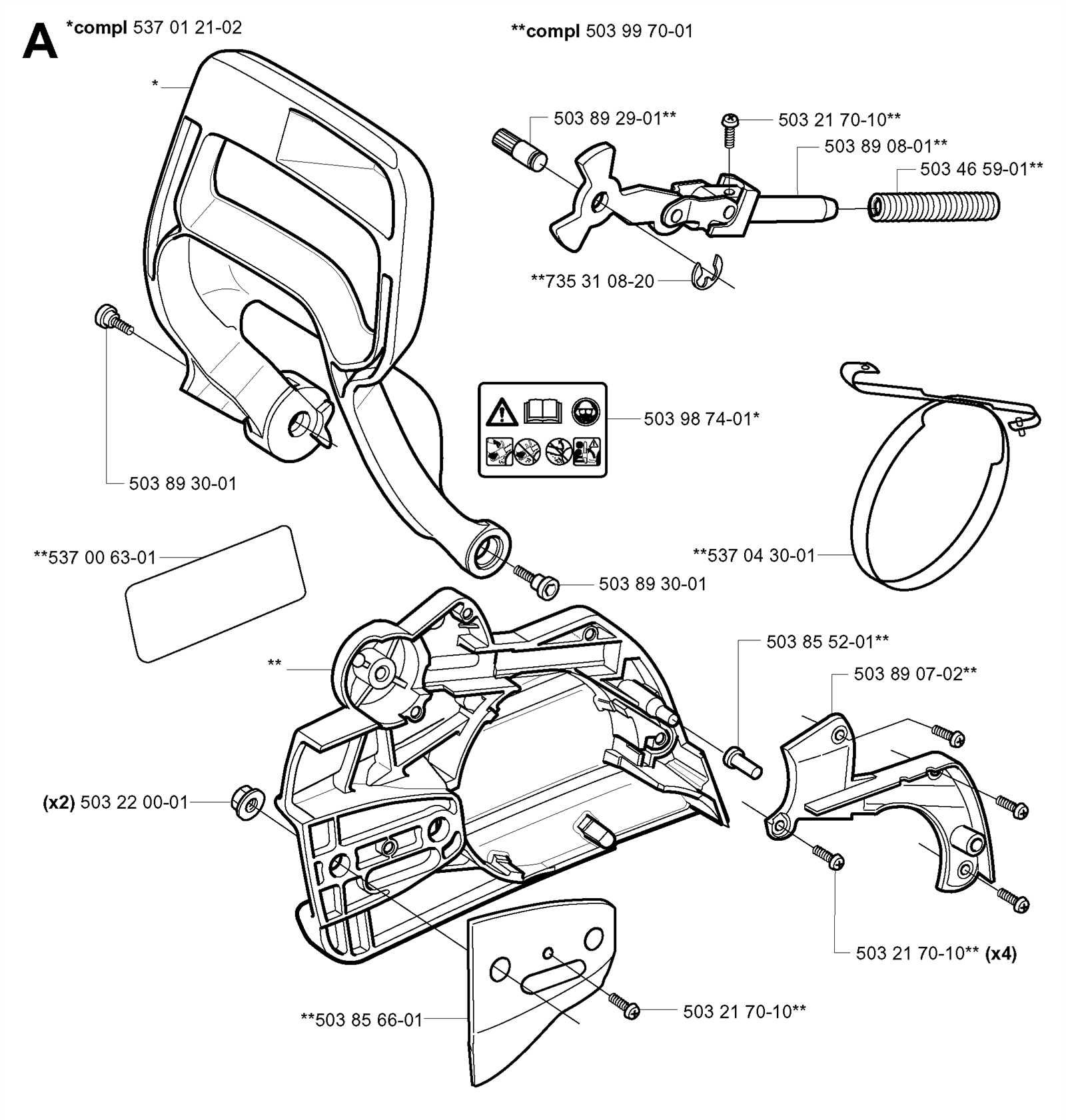 jonsered 455 parts diagram