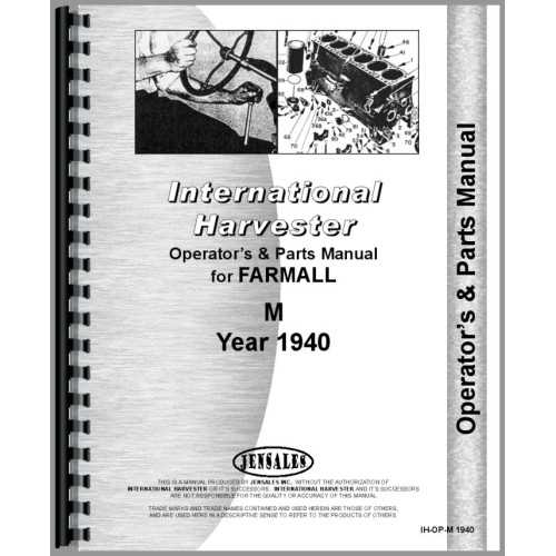 farmall m parts diagram