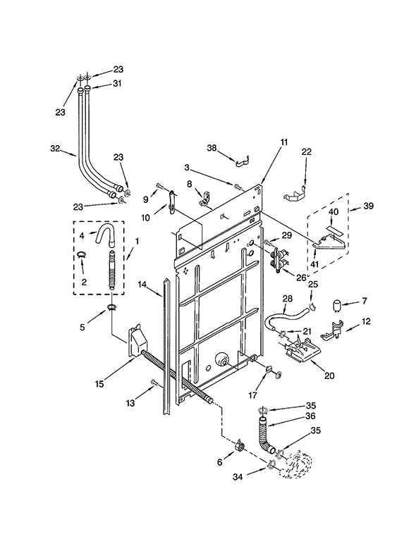 kenmore 80 series washer parts diagram