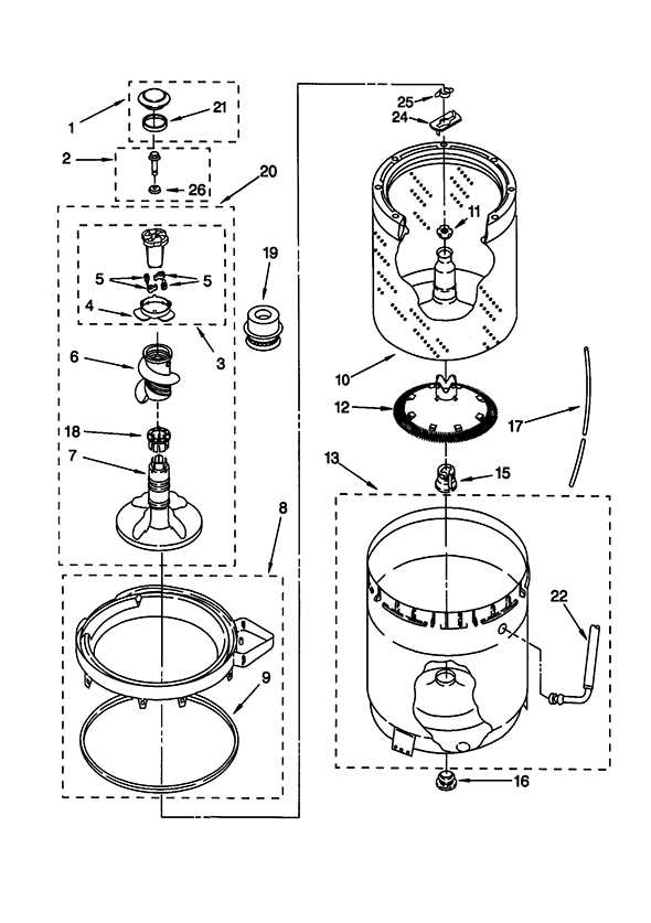 kenmore 90 series washing machine parts diagram