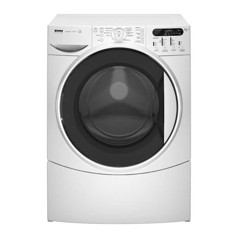 kenmore 90 series washing machine parts diagram