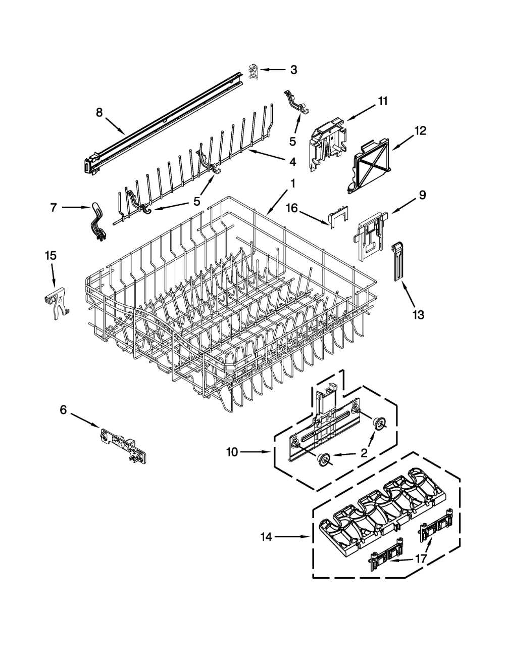 kenmore dishwasher parts diagram