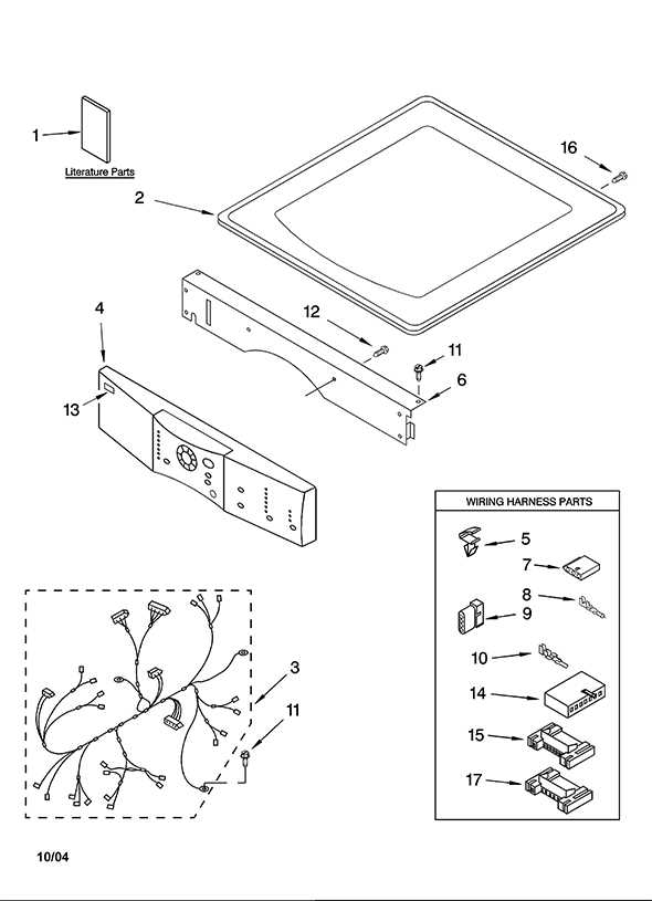 kenmore he4 dryer parts diagram