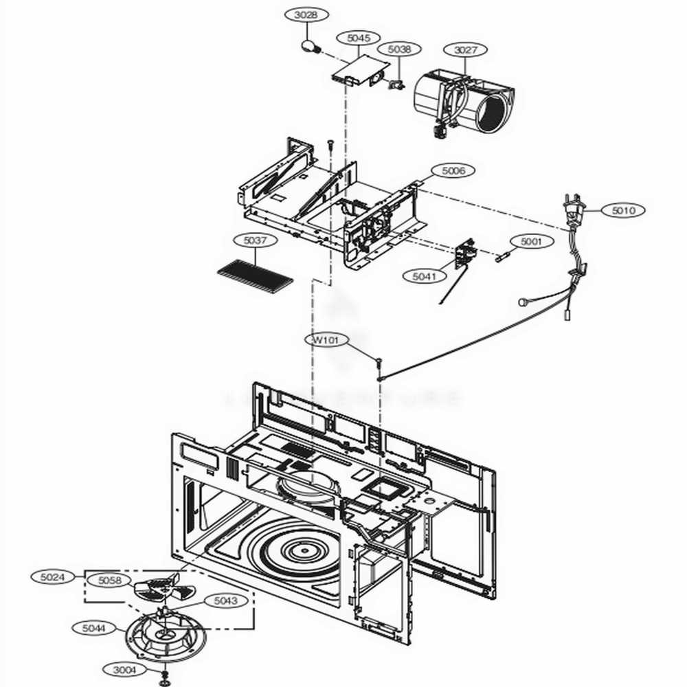 kenmore microwave model 721 parts diagram