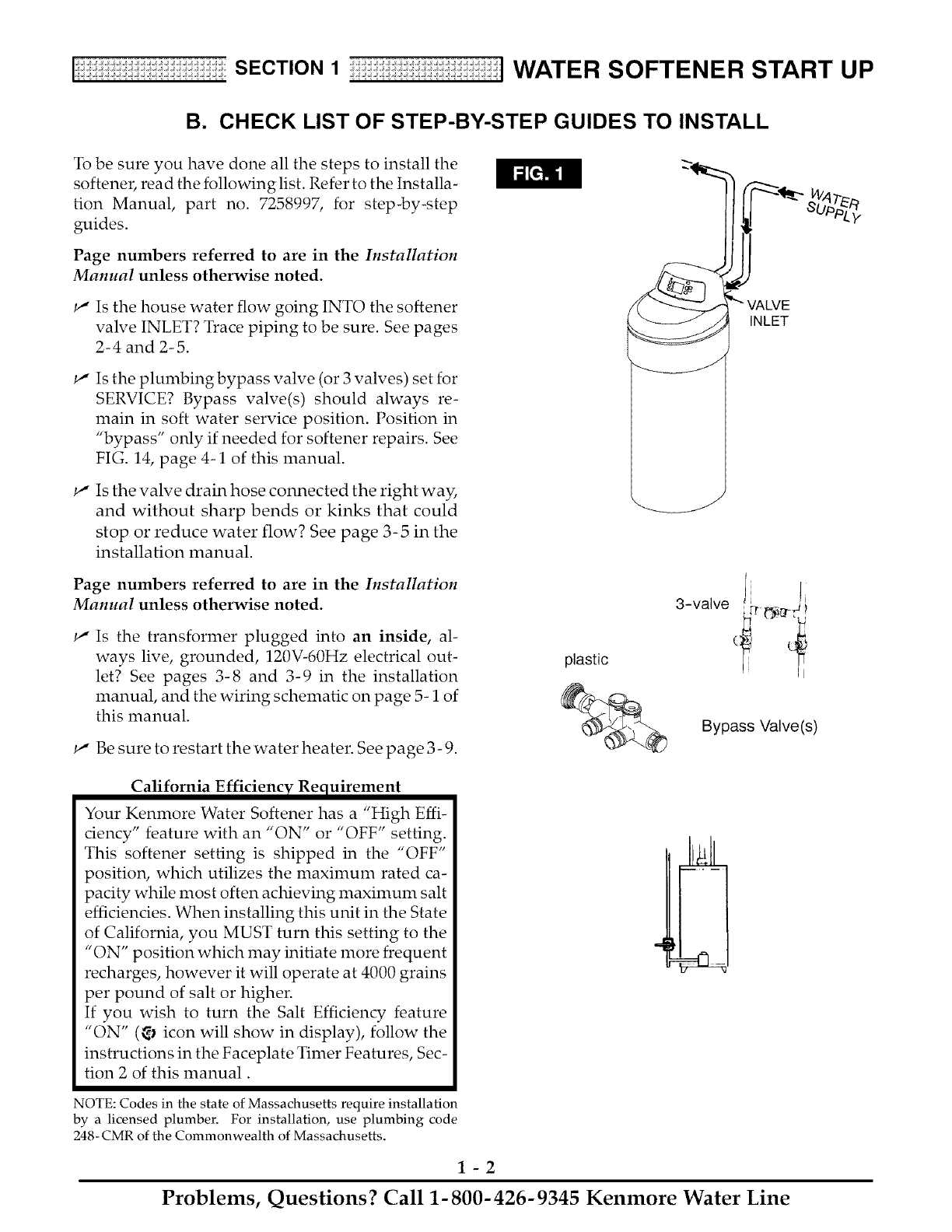 kenmore water softener parts diagram