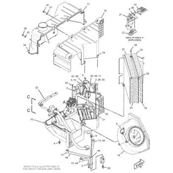 evaporator coil parts diagram