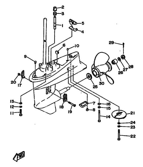 1986 evinrude 30 hp parts diagram