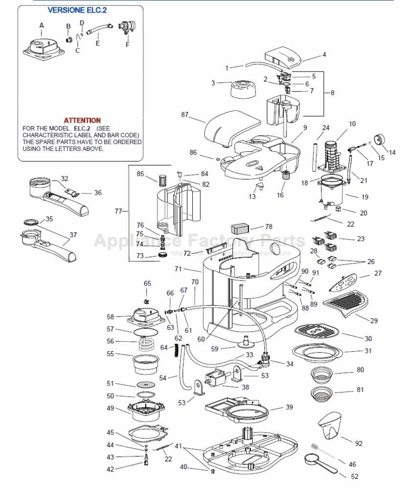 keurig k90 parts diagram