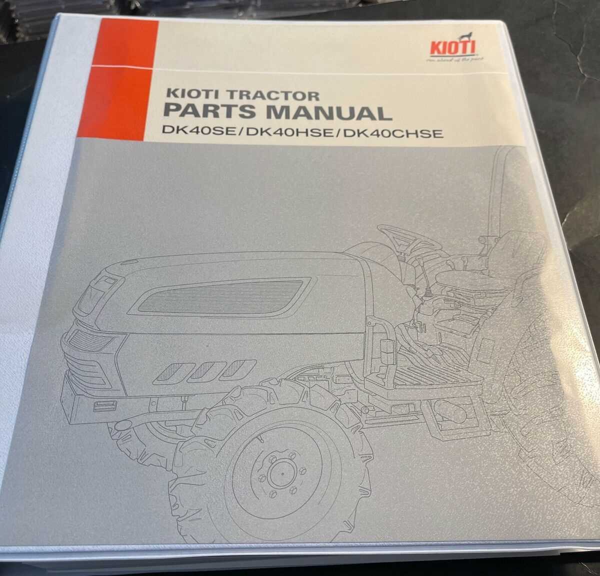 kioti dk40se parts diagram