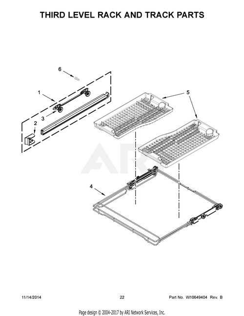 kitchen aid dishwasher parts diagram