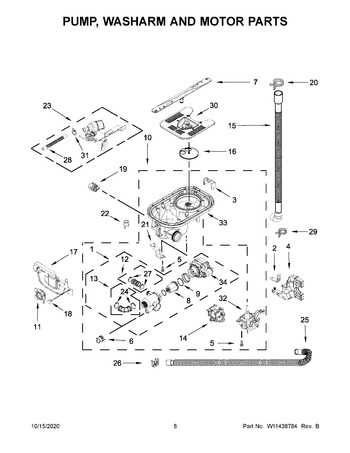 kitchenaid dishwasher kdtm404kps parts diagram