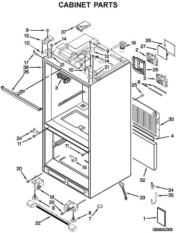 kitchenaid washing machine parts diagram