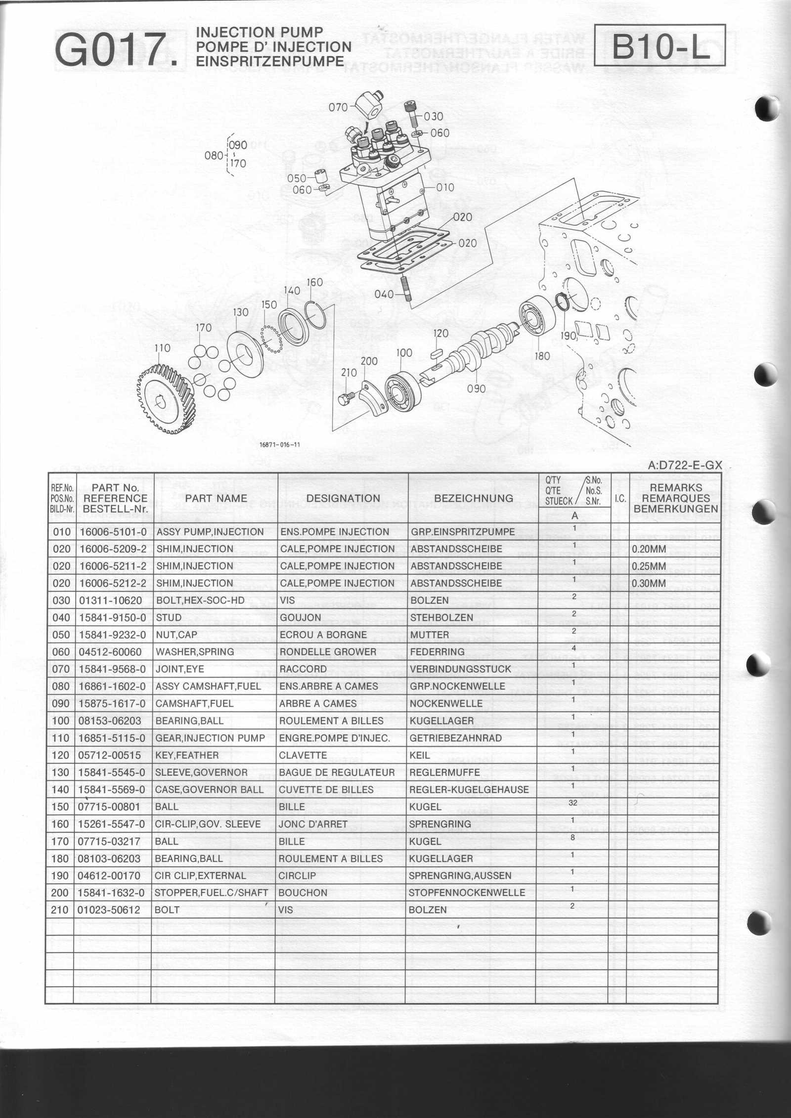 kubota tg1860g parts diagram