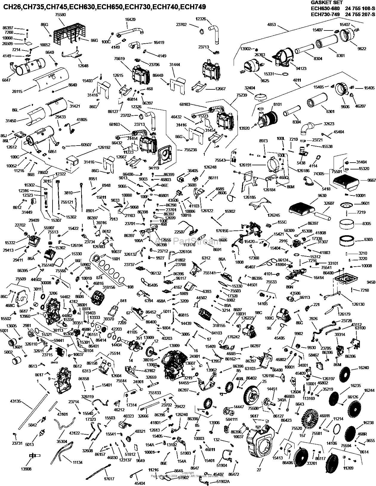 kohler courage parts diagram