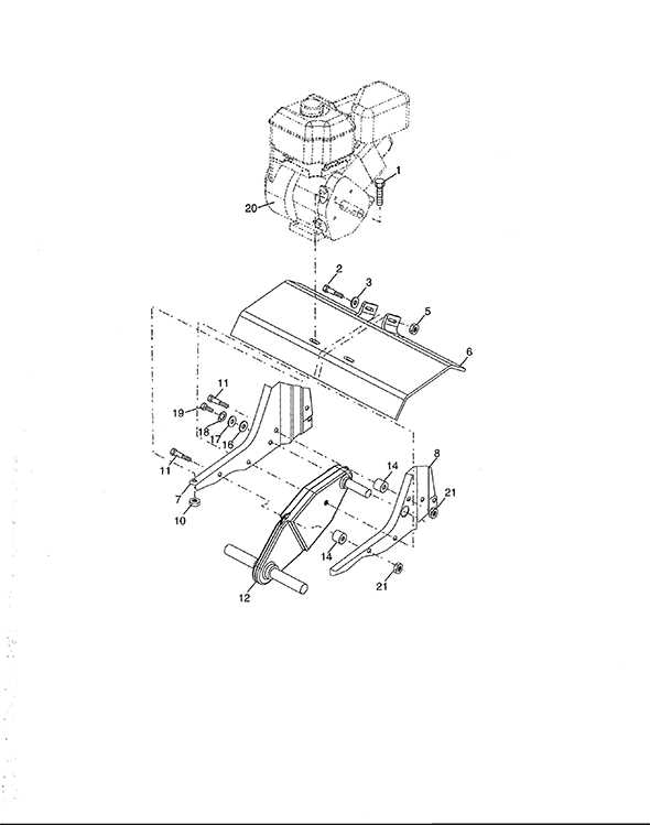 husqvarna ft900 tiller parts diagram
