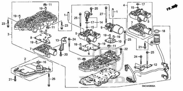 2007 honda civic body parts diagram