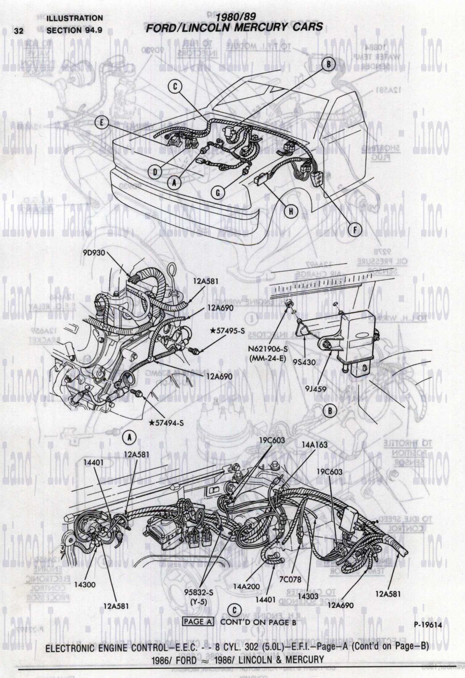 lincoln town car parts diagram