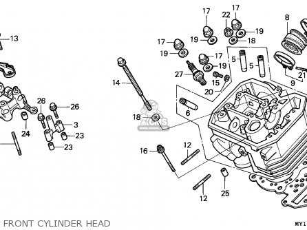 africa twin parts diagram