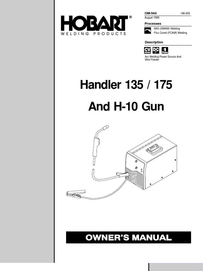 hobart welder parts diagram