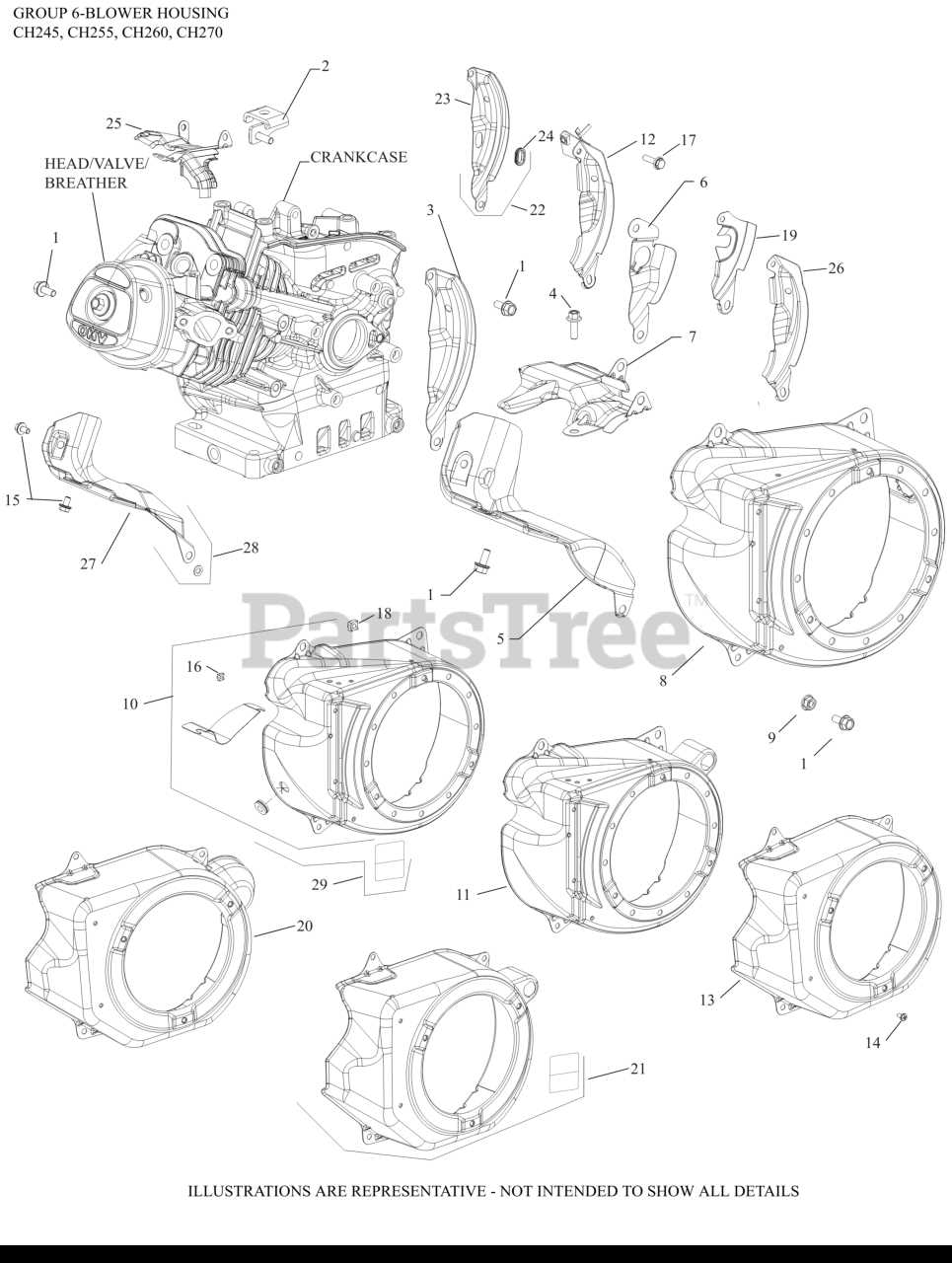 kohler ch270 parts diagram