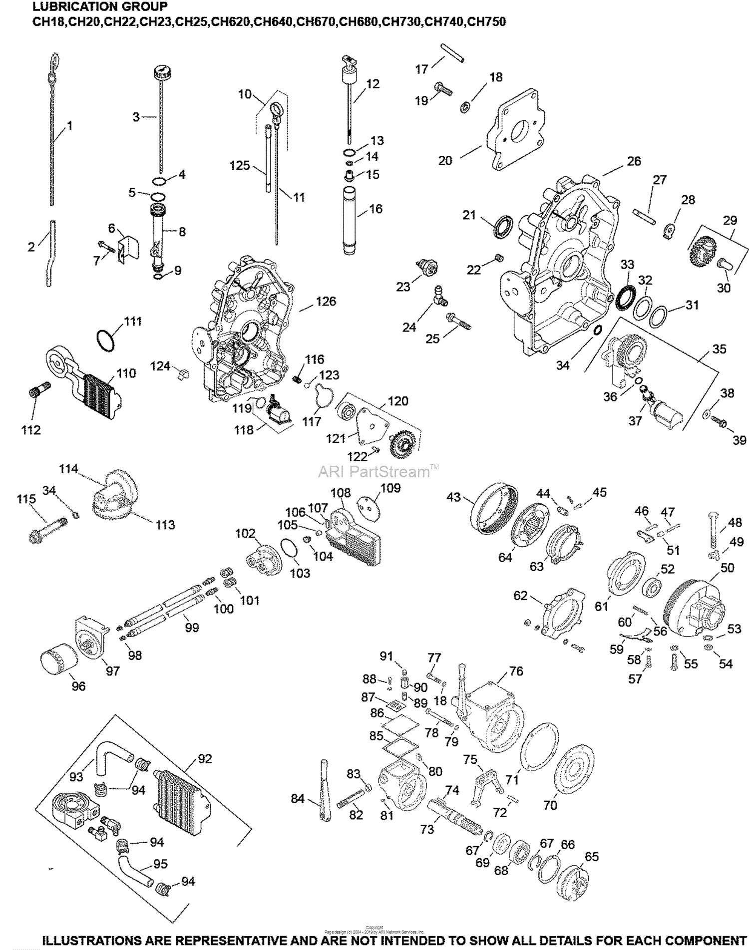 kohler engine parts diagram