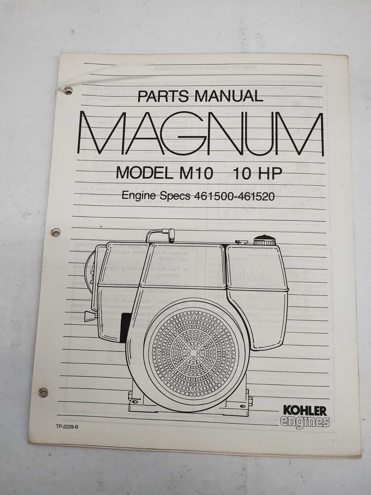 kohler parts diagram