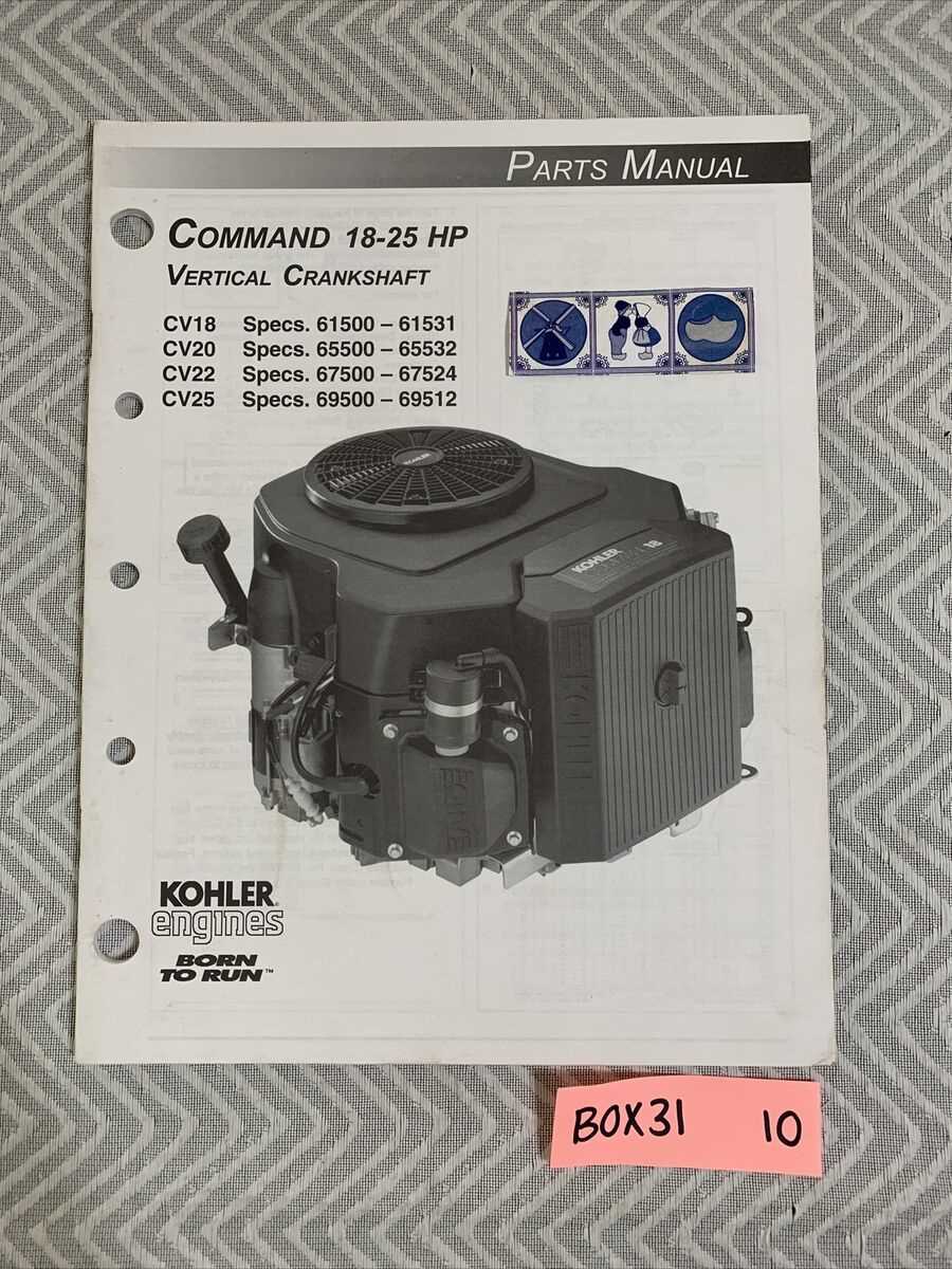 kohler parts diagram