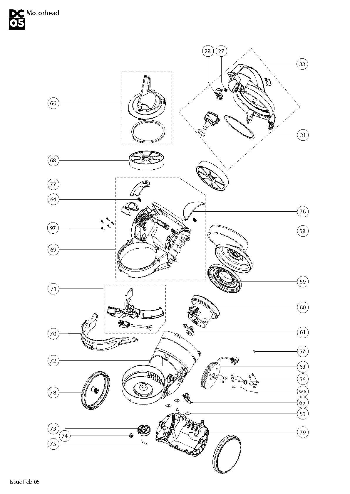 dyson v11 motorhead parts diagram