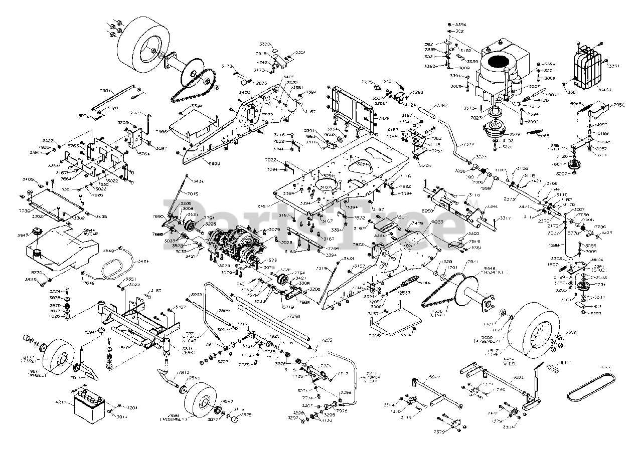 dixon mower parts diagram