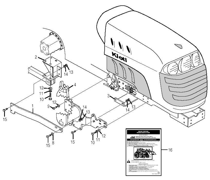 kioti tractor parts diagram