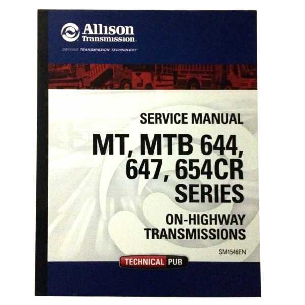 allison transmission mt643 parts diagram