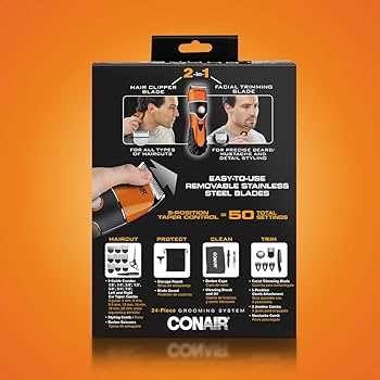 conair clipper parts diagram