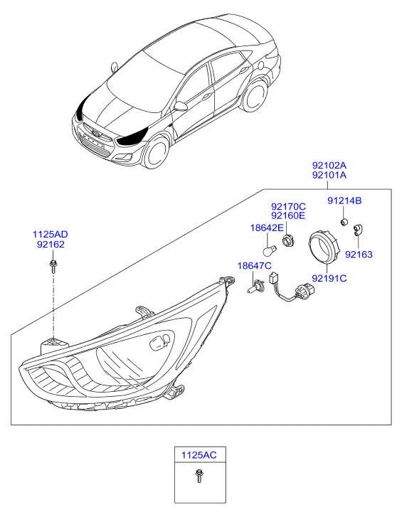 2012 hyundai accent parts diagram