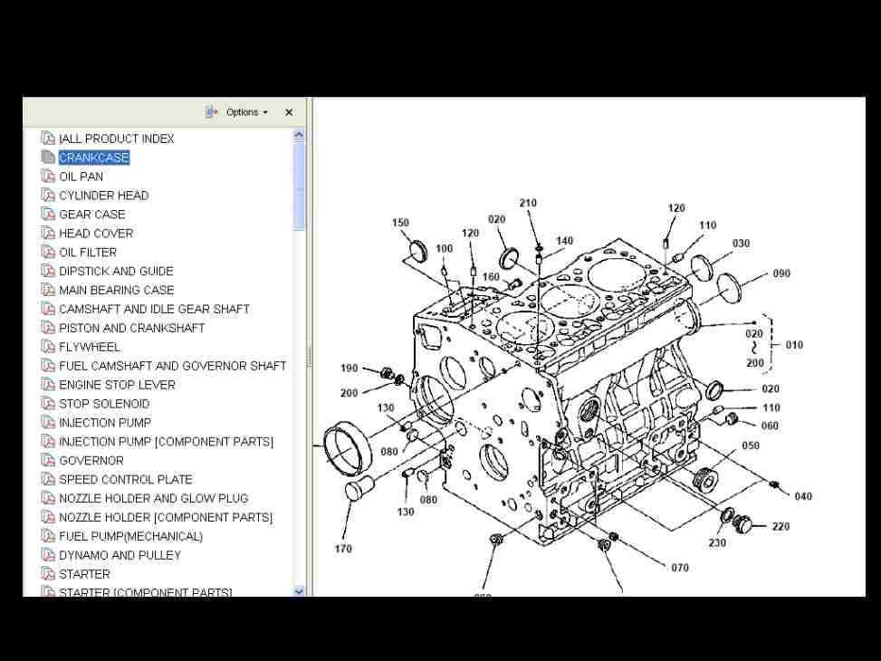 kubota b7100 parts diagram