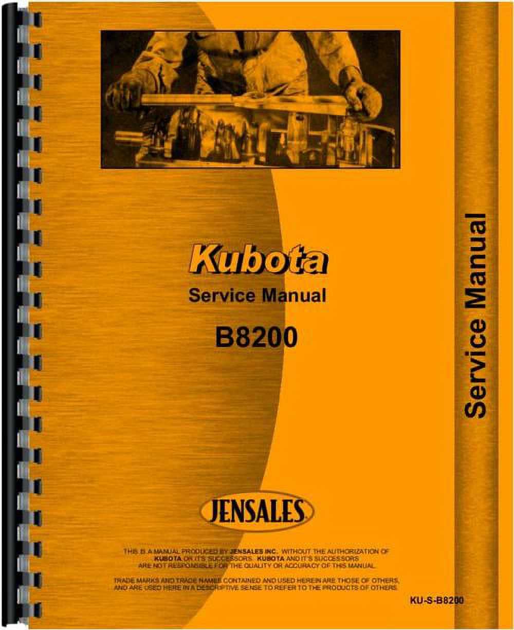 kubota b8200 parts diagram