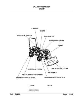 kubota bx parts diagram