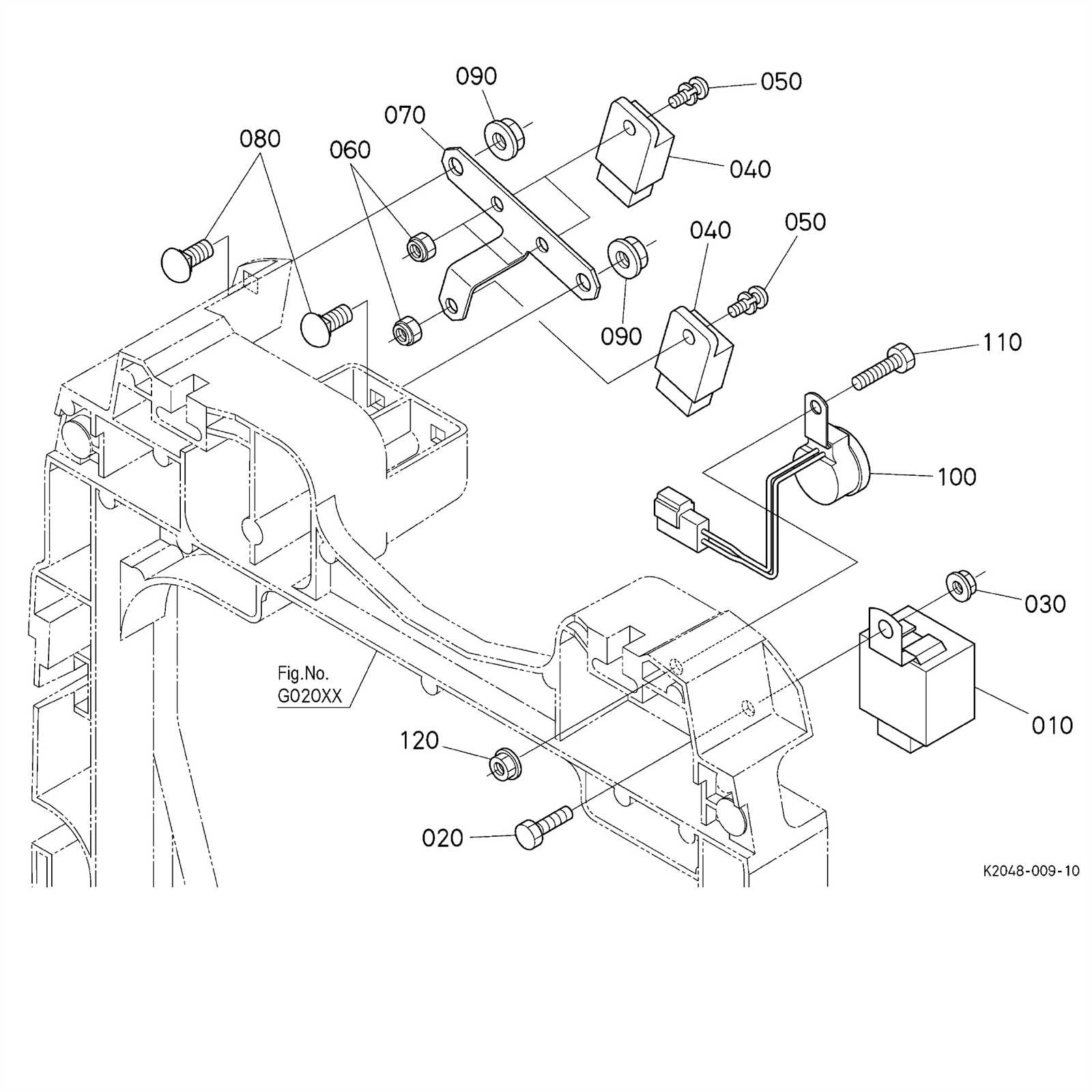 kubota bx2350 parts diagram